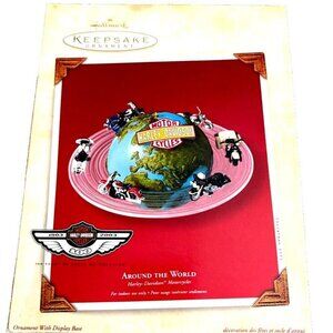 Hallmark Keepsake "Ornament Around the World" 2003 Harley Davidson NIB